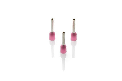 0.34mm Cord End Ferrule, Pink, 1000 Pieces