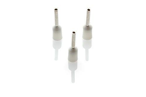 0.5mm Cord End Ferrule, White, 1000 Pieces