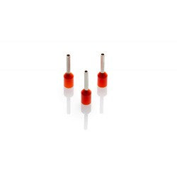 .5mm Cord End Ferrule, Orange, 1000 Pieces