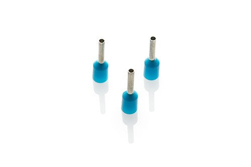 0.75mm Cord End Ferrule, Blue, 1000 Pieces