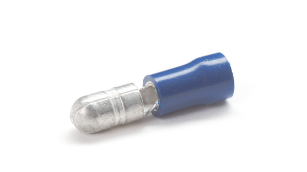 BMB40/VR Blue Male Bullet Connector 4mm - JACDistributors