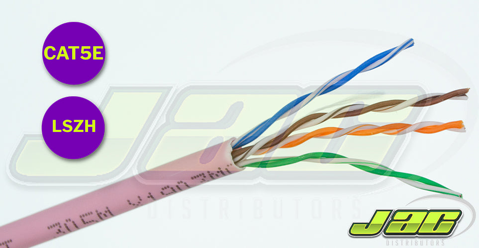 Cat5e U-UTP LSZH 100MHz Structured Wiring Cables - JACDistributors