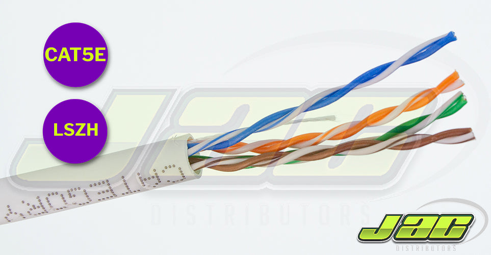 Cat5e U-UTP LSZH 100MHz Structured Wiring Cables - JACDistributors