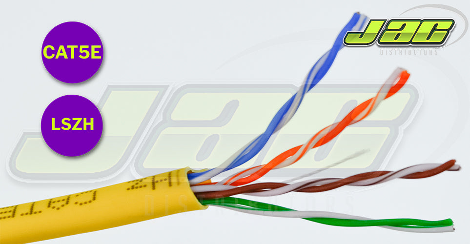 Cat5e U-UTP LSZH 100MHz Structured Wiring Cables - JACDistributors