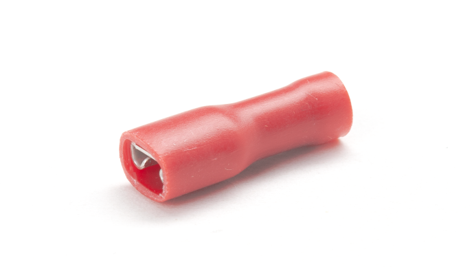 RF32/FI/VR Red Fully Insulated Female Push-On for 2.8mm Tab