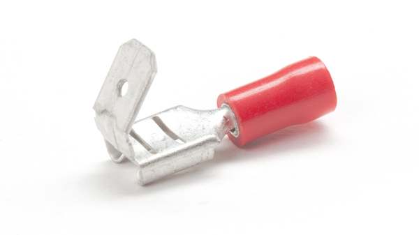 RPB63/VR Red Piggy Back Connector for 6.3mm Tab - JACDistributors
