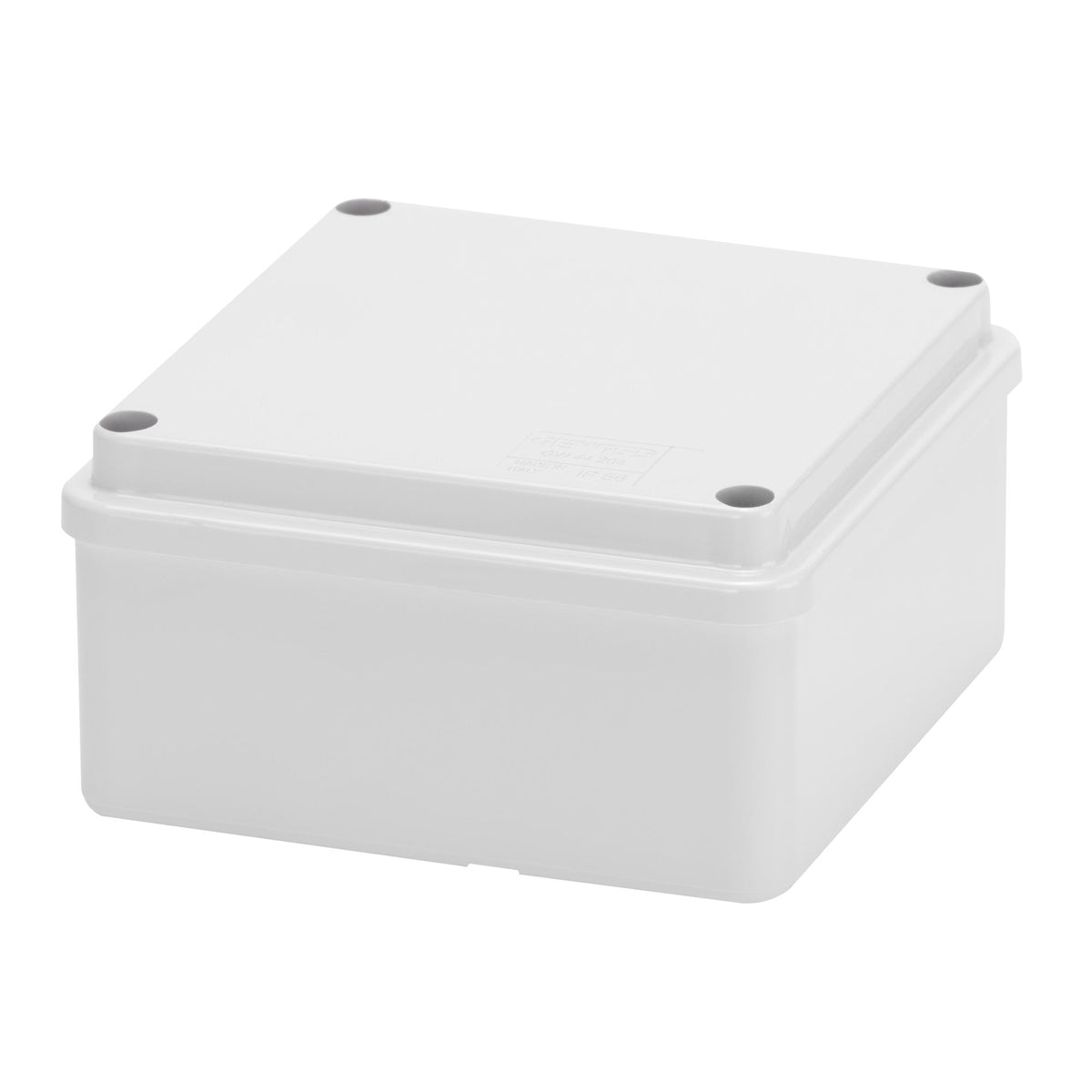 Gewiss GW44204 - Junction Box with Plain Screwed Lid - IP56 Rated - 100x100x50