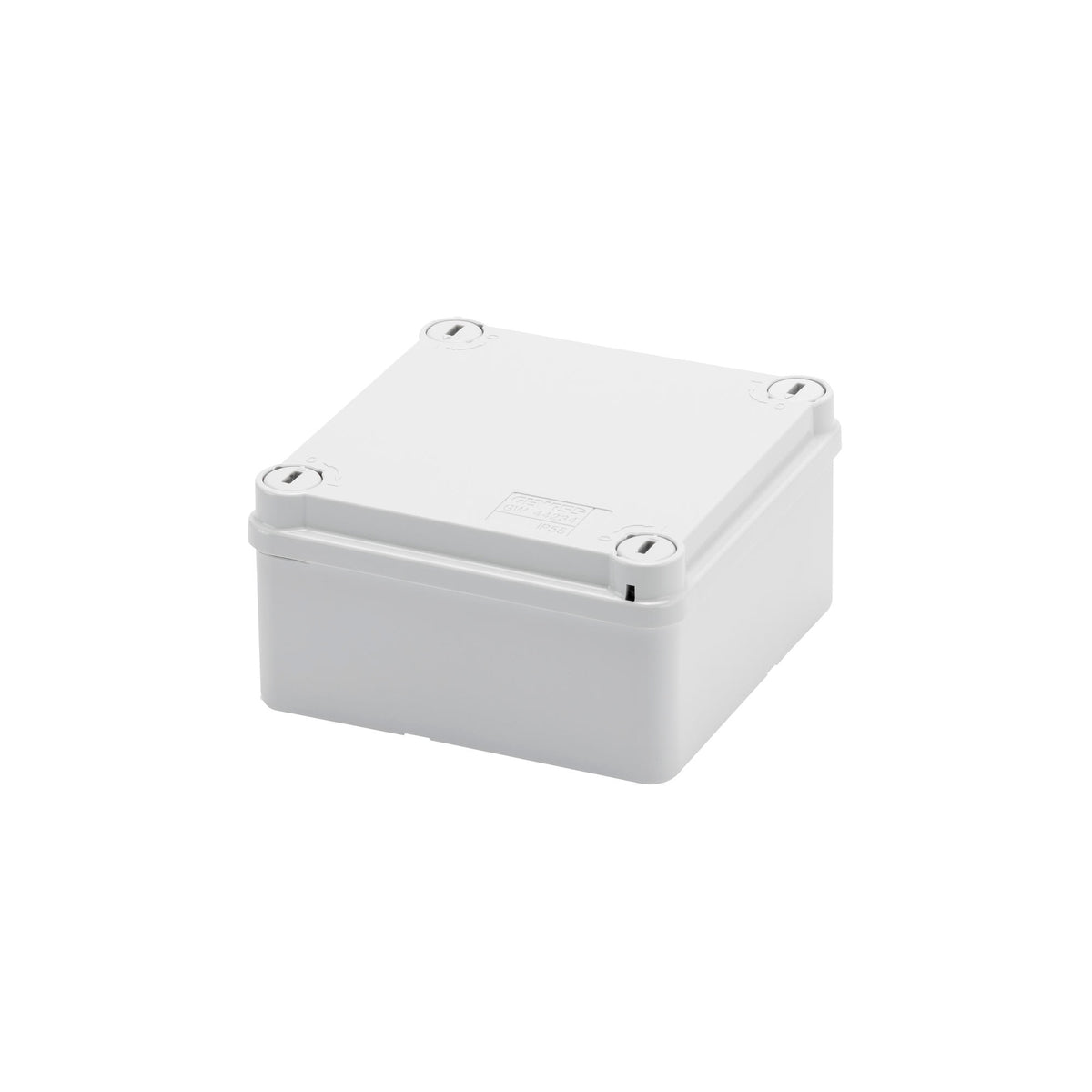 Gewiss GW44234 - Junction Box with Plain Quick Fixing Lid - IP55 Rated - 100X100X50