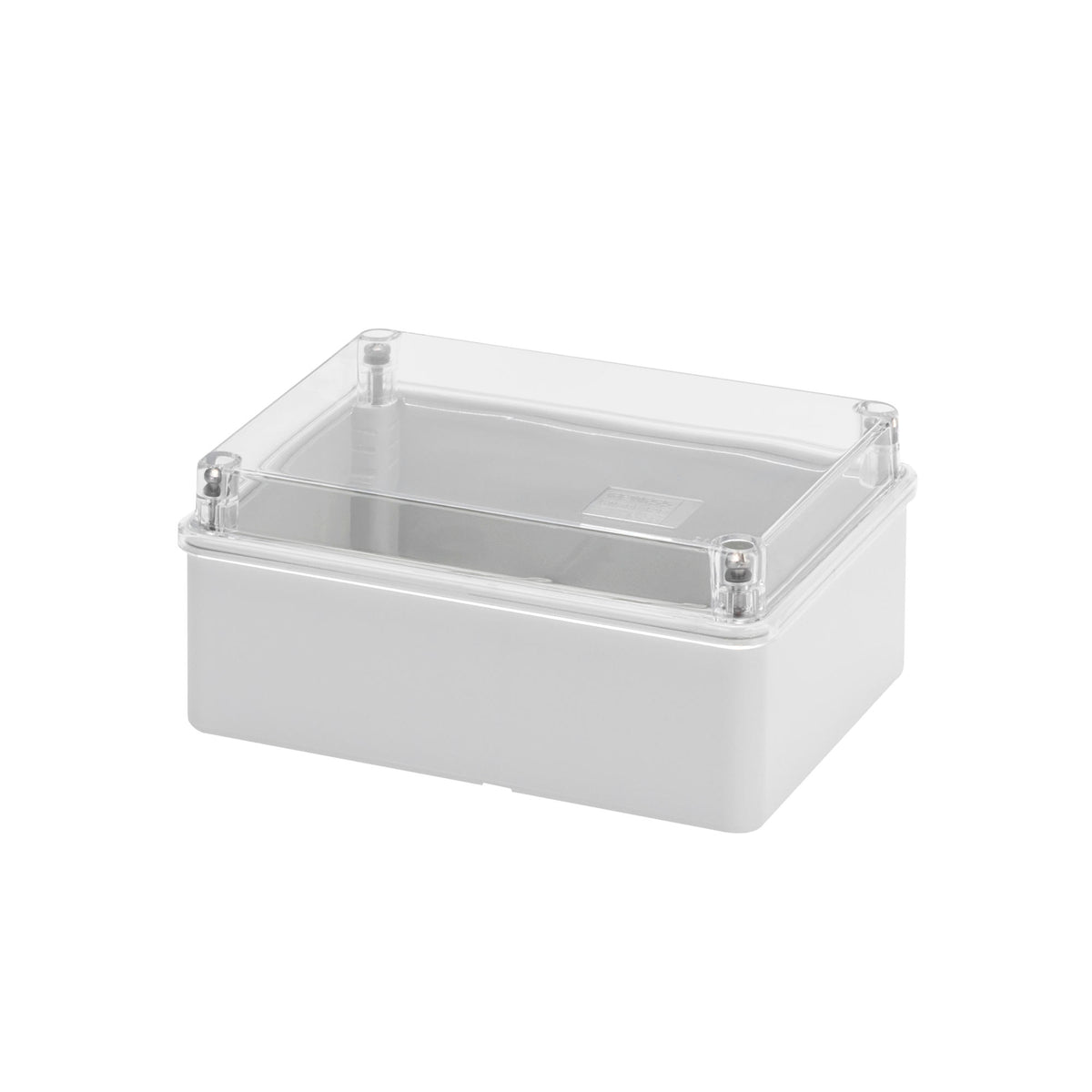 Gewiss GW44426 - Junction Box with Transparent Plain Lid- IP56 Rated - 150X110 X70